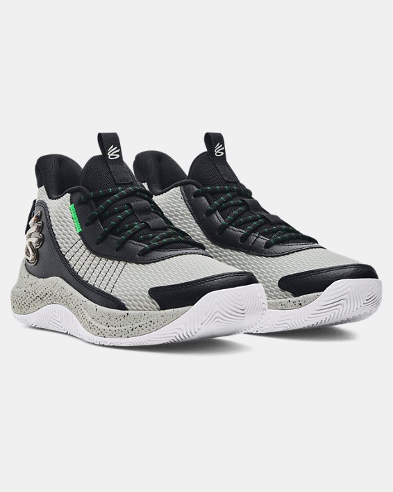 Unisex Curry 3Z7 Basketball Shoes in Black image number 3